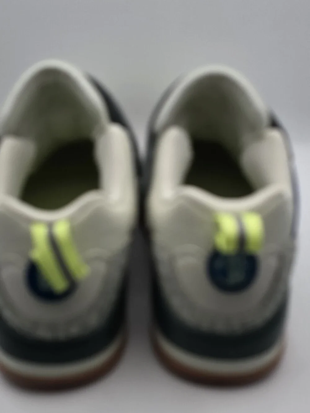 Jordan Spizike Low Kids Neutral, Navy & Lime Hook-and-Loop Sneakers
